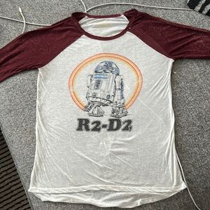 Star Wars R2-D2 3/4 sleeve shirt